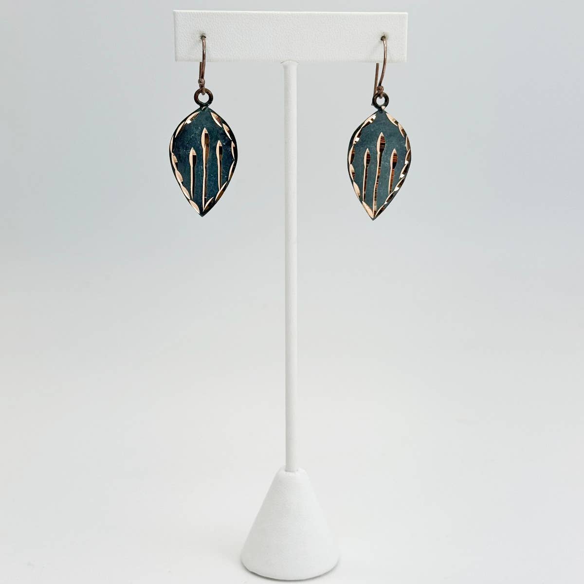 Patina Dandelion Whisper Earrings