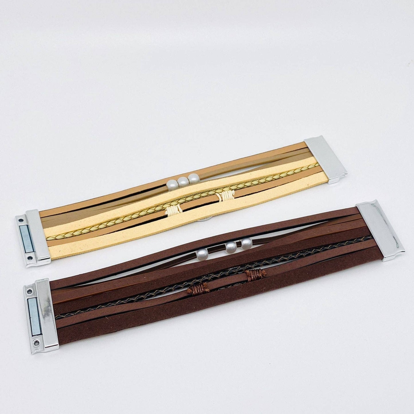 Tree of Life Multi-Layer Leather Bracelet | Magnetic Buckle