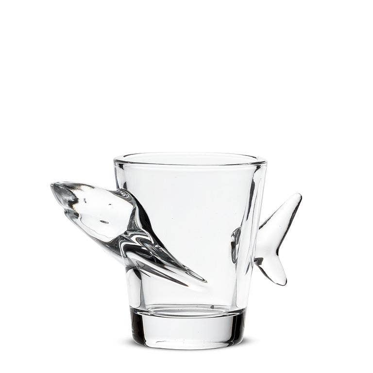 Shot Glass with Shark-3.5"L(2oz)