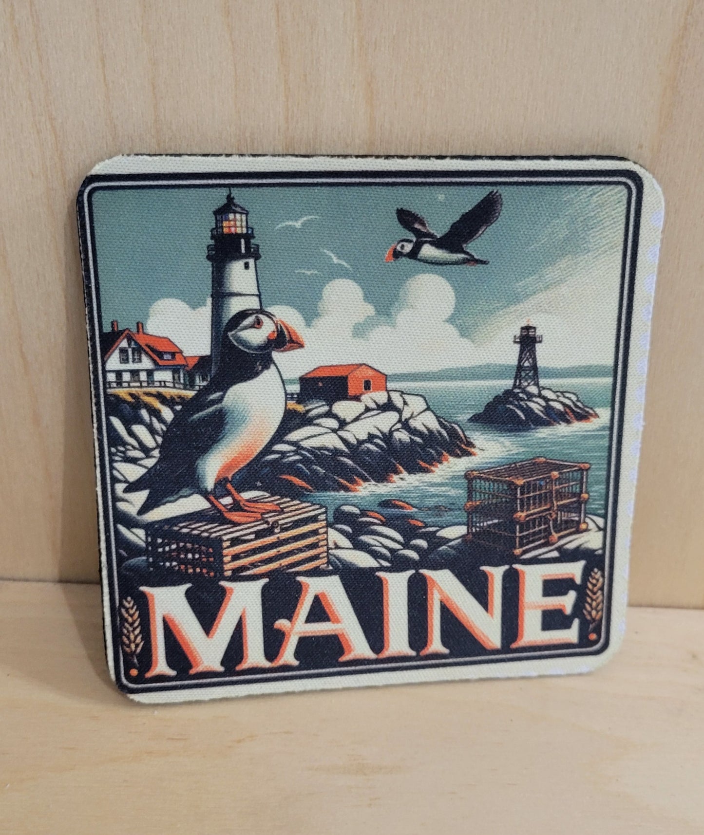 Maine Themed Neoprene Coasters