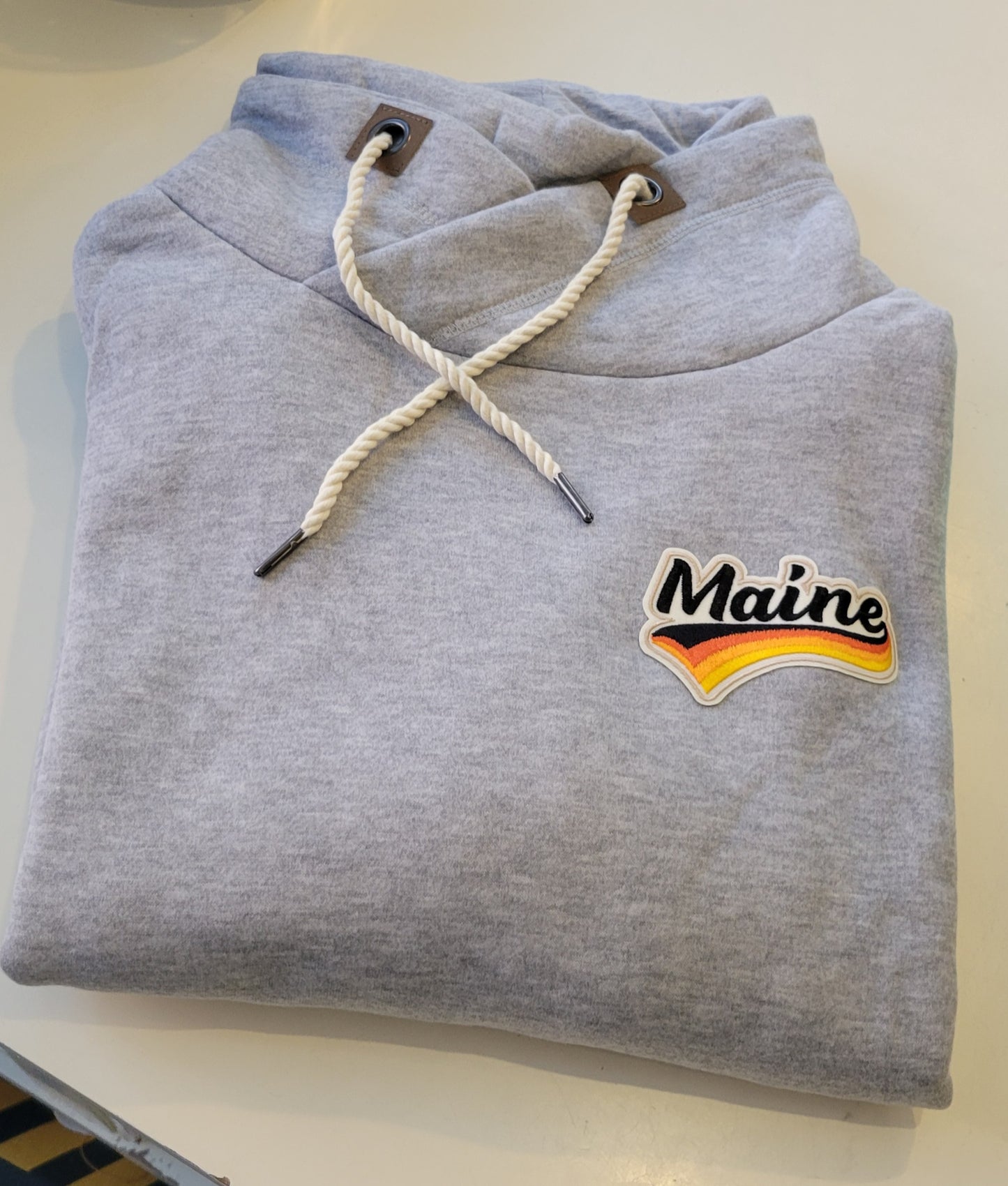 Retro Maine Cowl Neck Sweatshirt