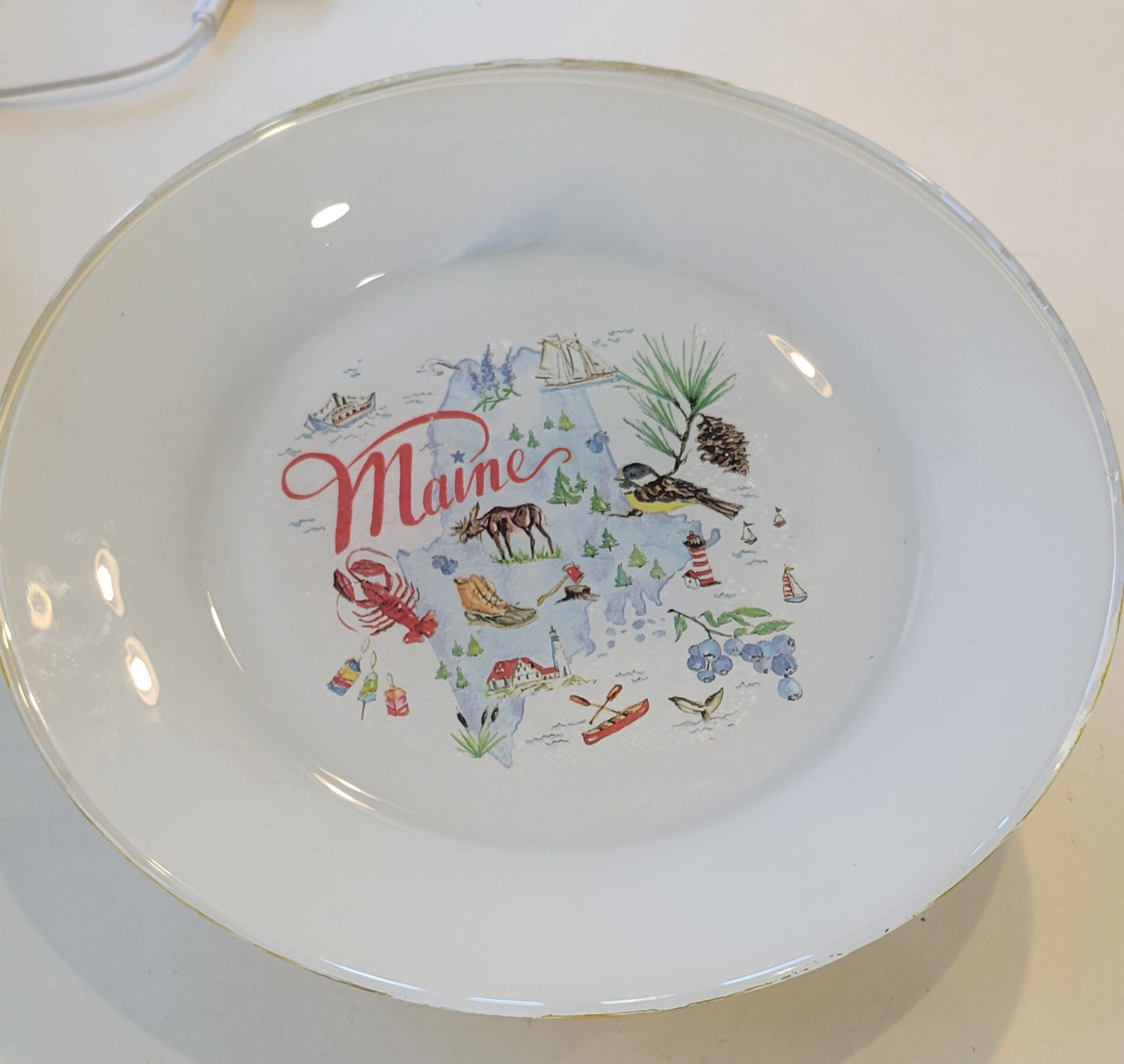 Maine Decorative Plate