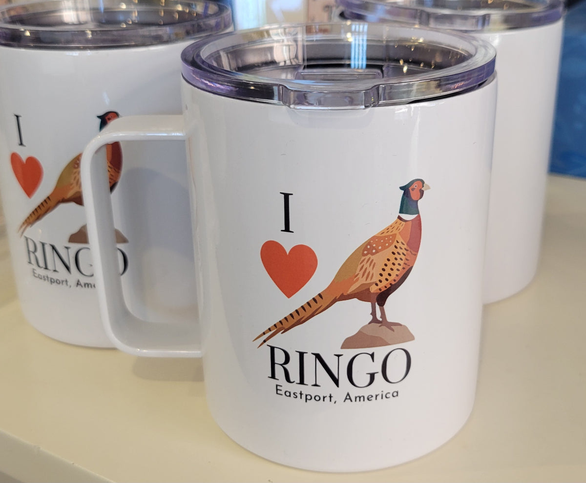 Maine Insulated Mugs with Handle & Lid