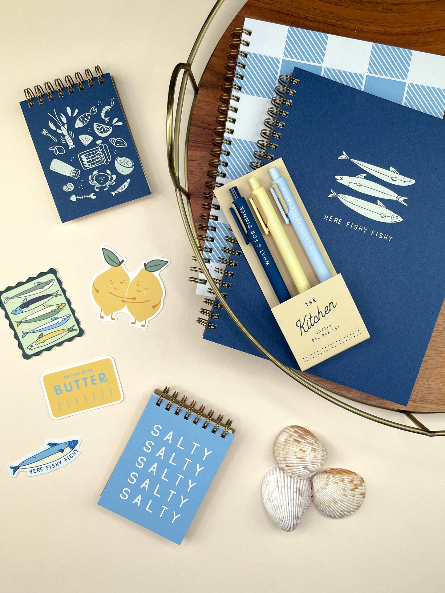 Friends & Fish Mini Jotter Notebook