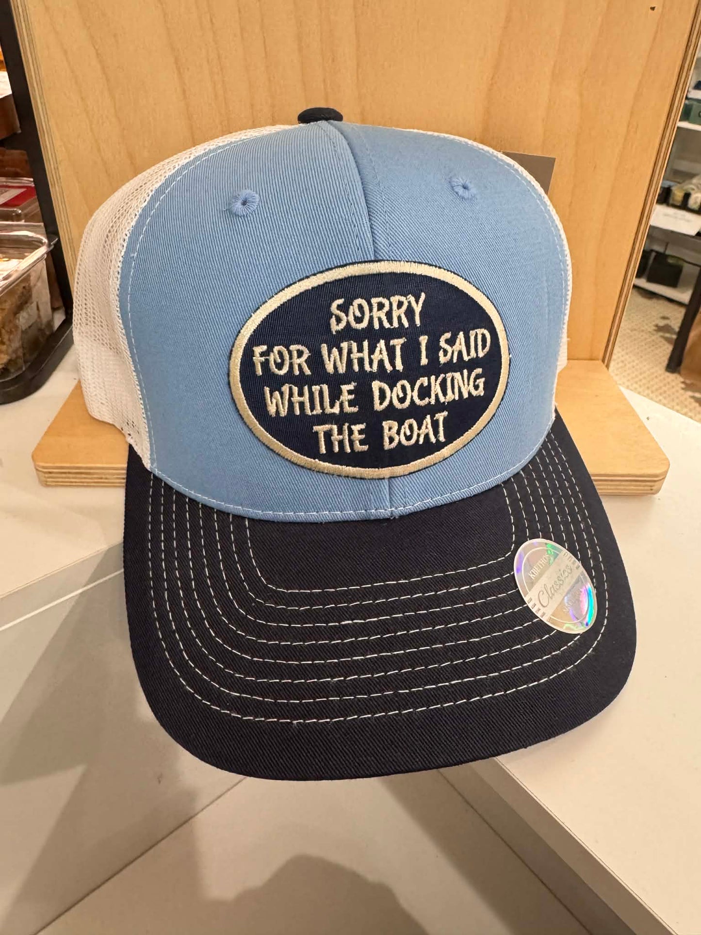 Trucker Hat Docking the Boat