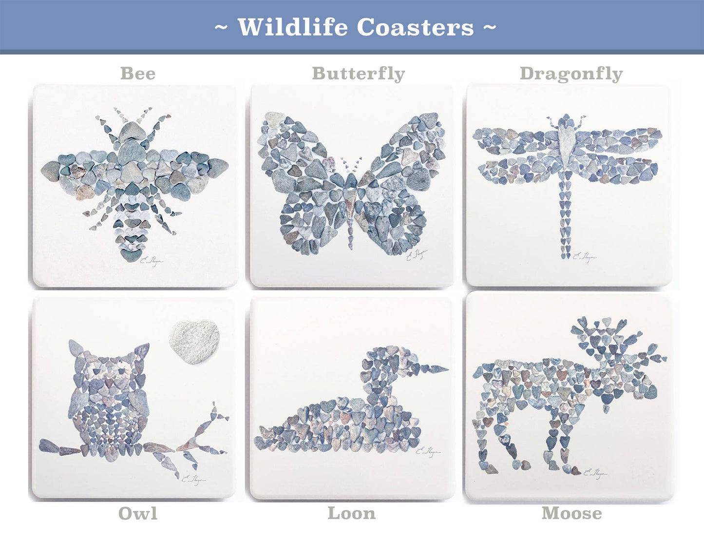 Wildlife coasters | Moose coasters