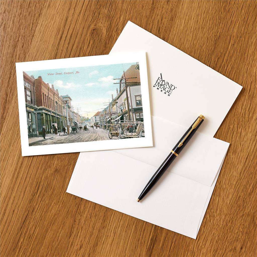 Greeting Card ME-322 Water Street, Eastport