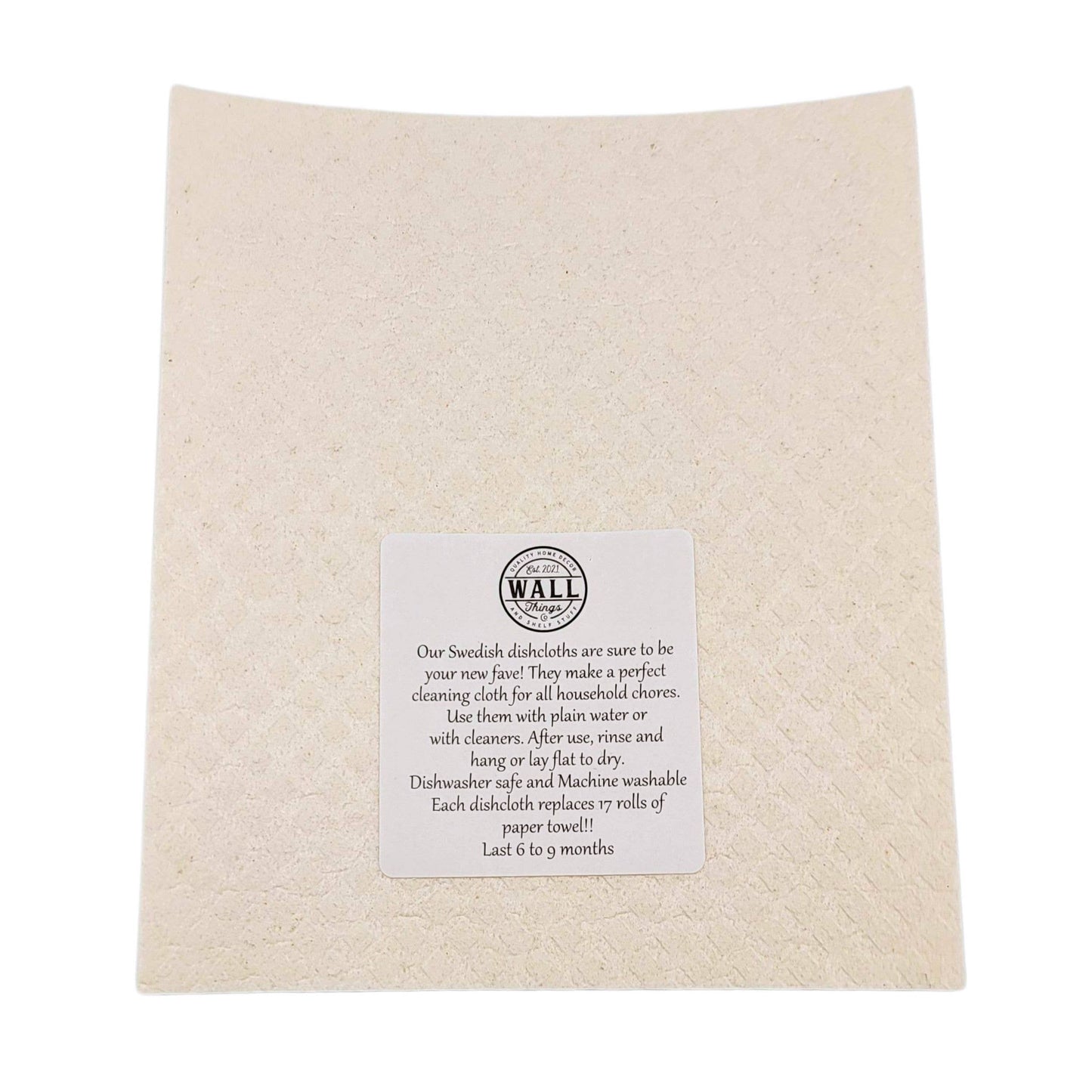 Summer Blueberry Picking Swedish Dishcloth - Home Decor