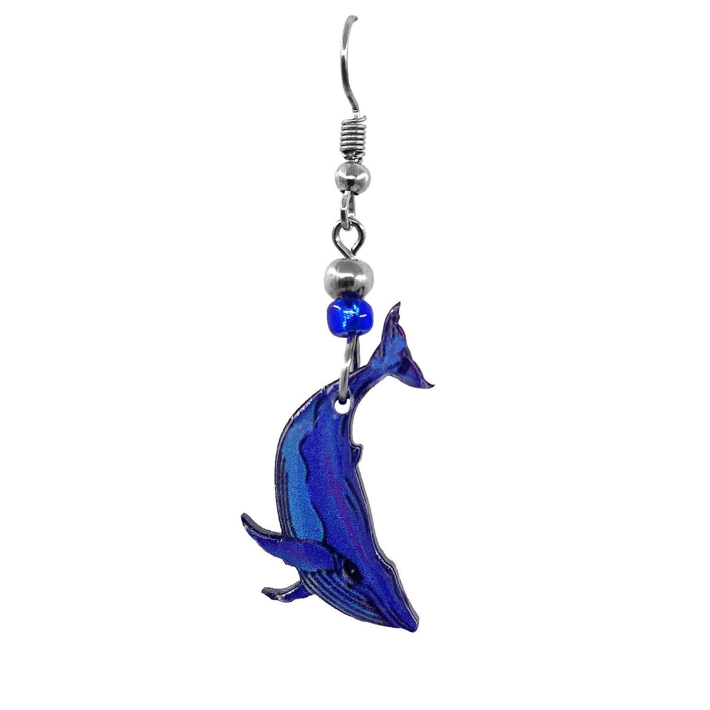 Acrylic Whale Sea Animal Dangle Earrings