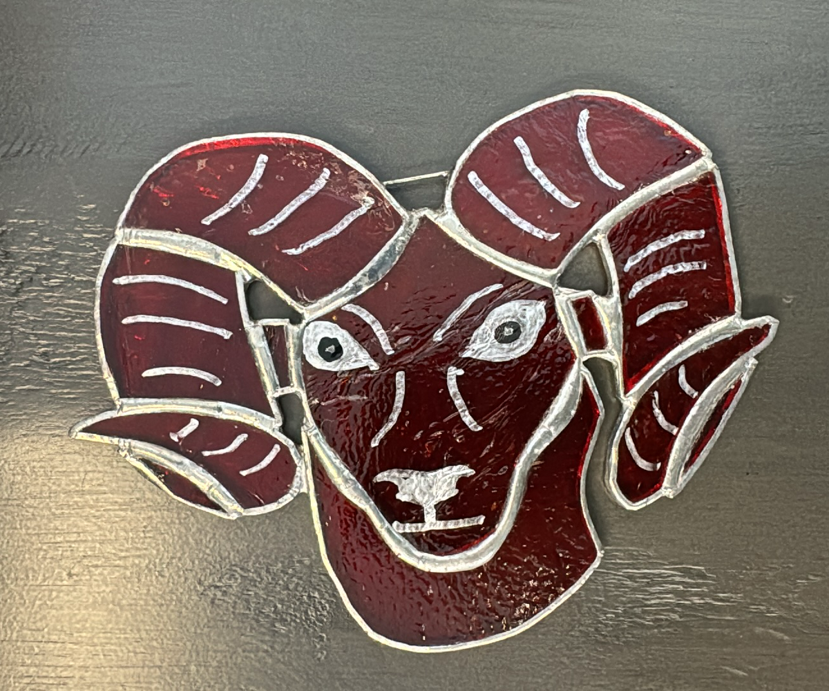 Cliff Stained Glass Bangor HS logo