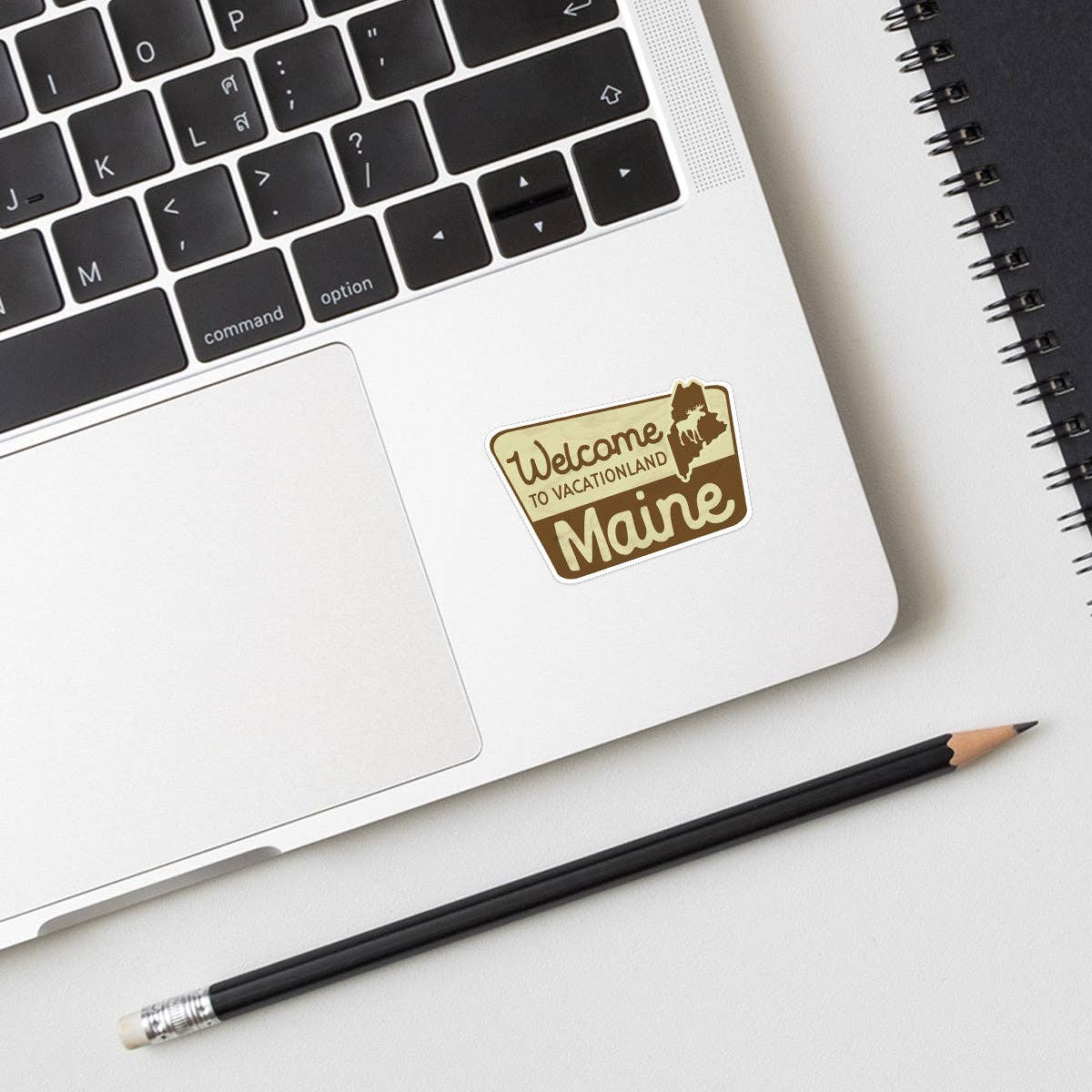 Maine Welcome to Vacationland Mini Sticker