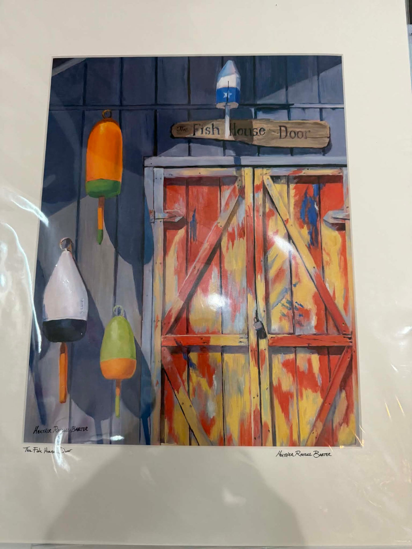 Heather Roselle Barter Fine Art - The Fish House Door