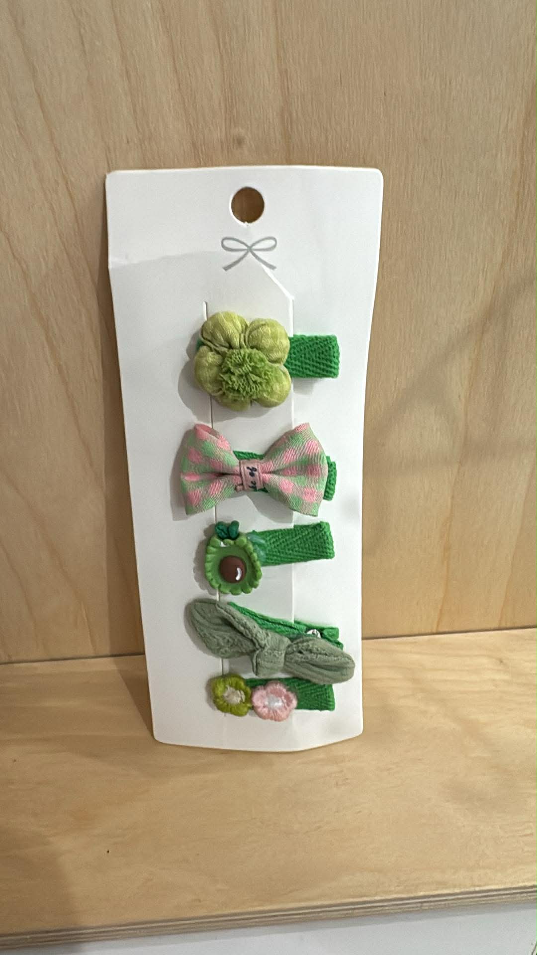 5-Pack Toddler Cute Alligator Clip Set For Girls