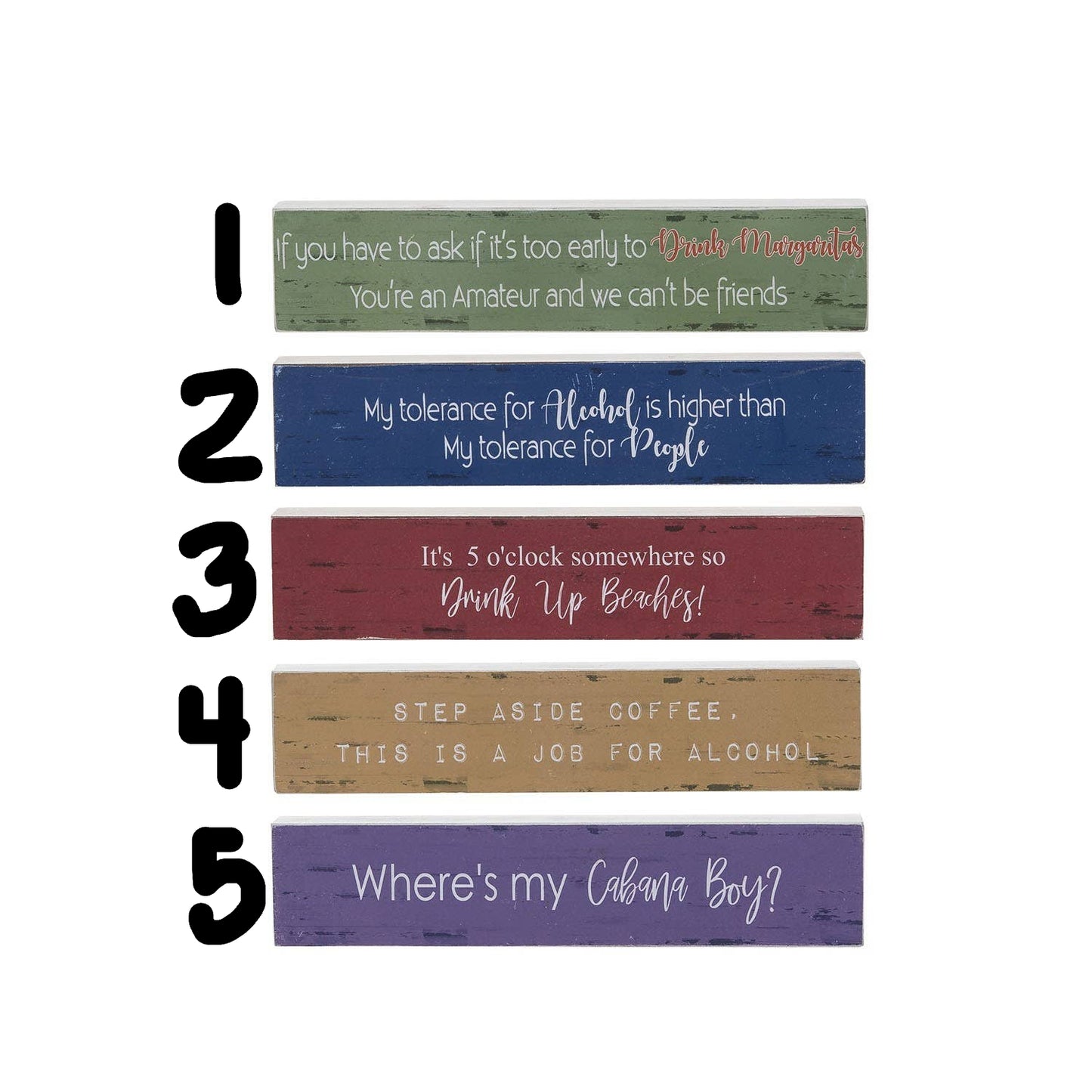 Wooden Sassy Summer Signs