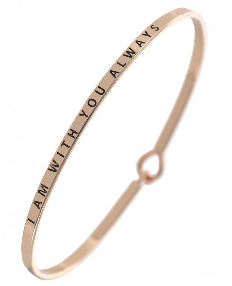 I AM WITH YOU ALWAYS Bangle