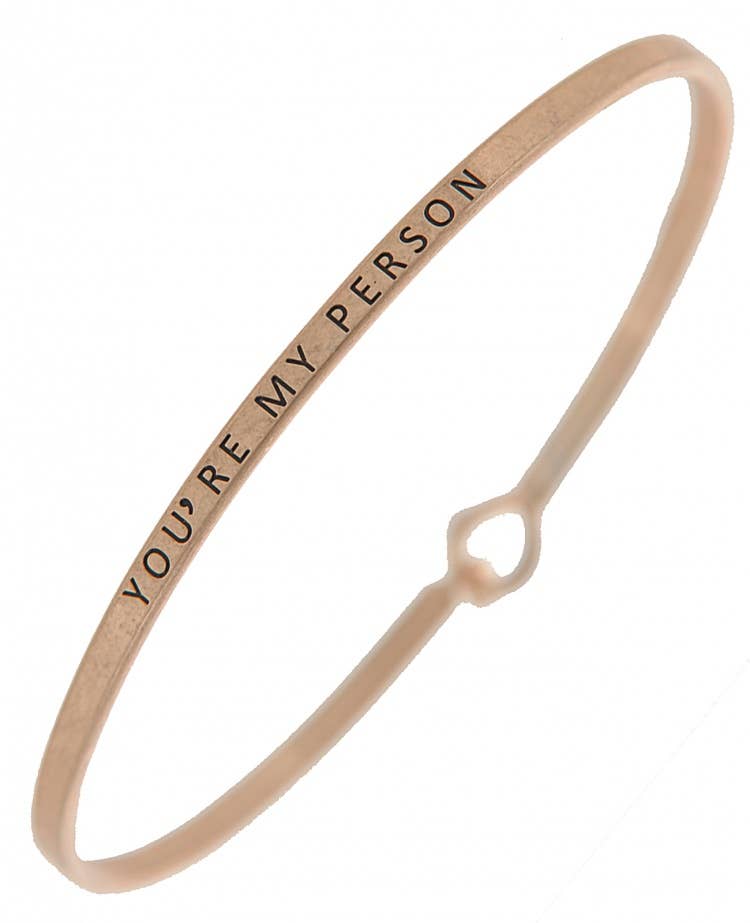 YOU'RE MY PERSON Bangle