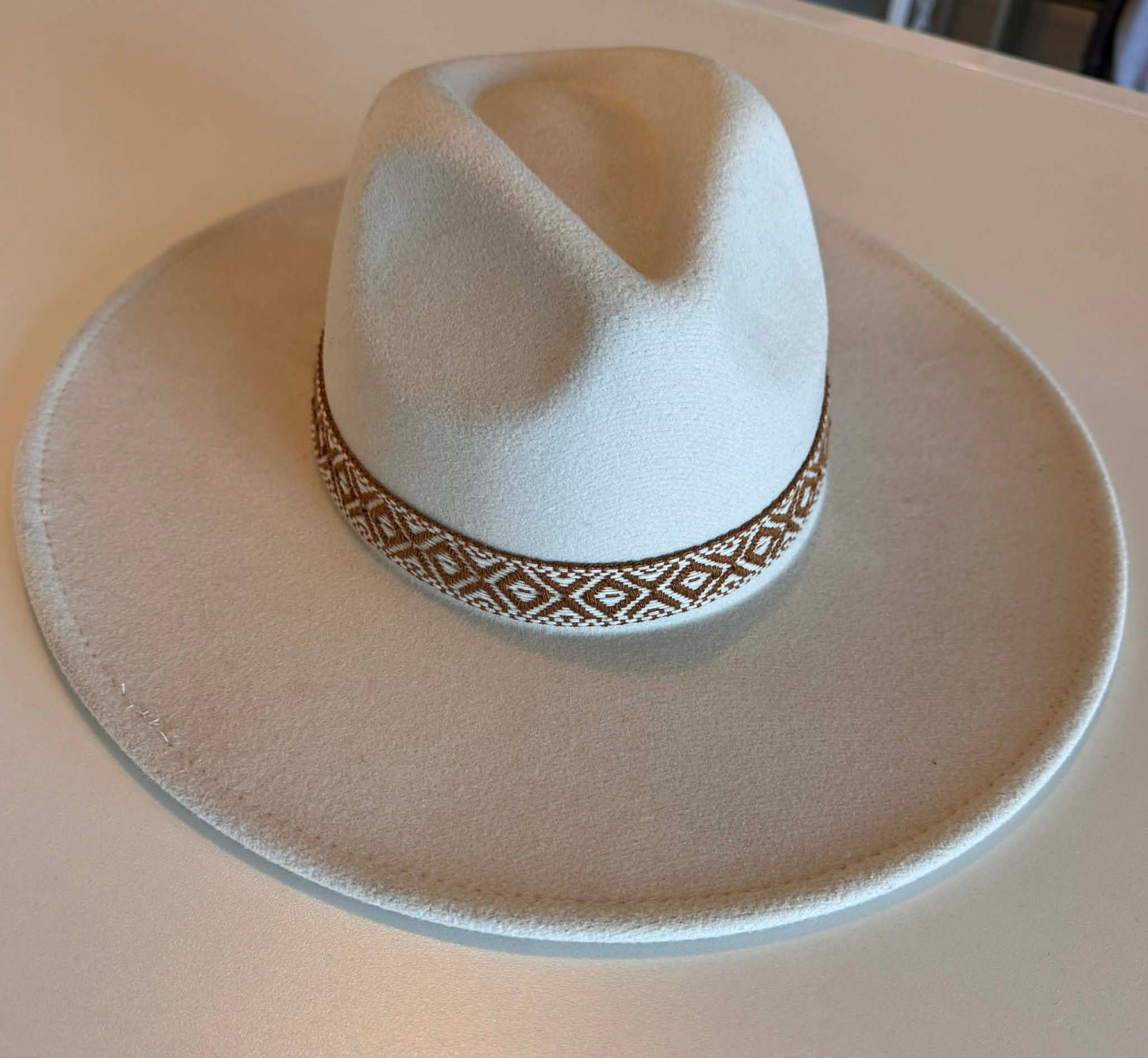 Women Boho Style Felt Fedora Hat