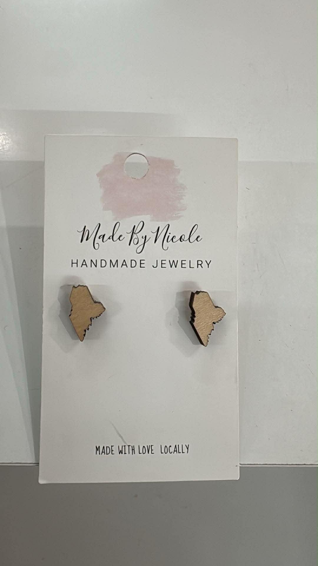 Made by Nicole Maine Stud Earrings