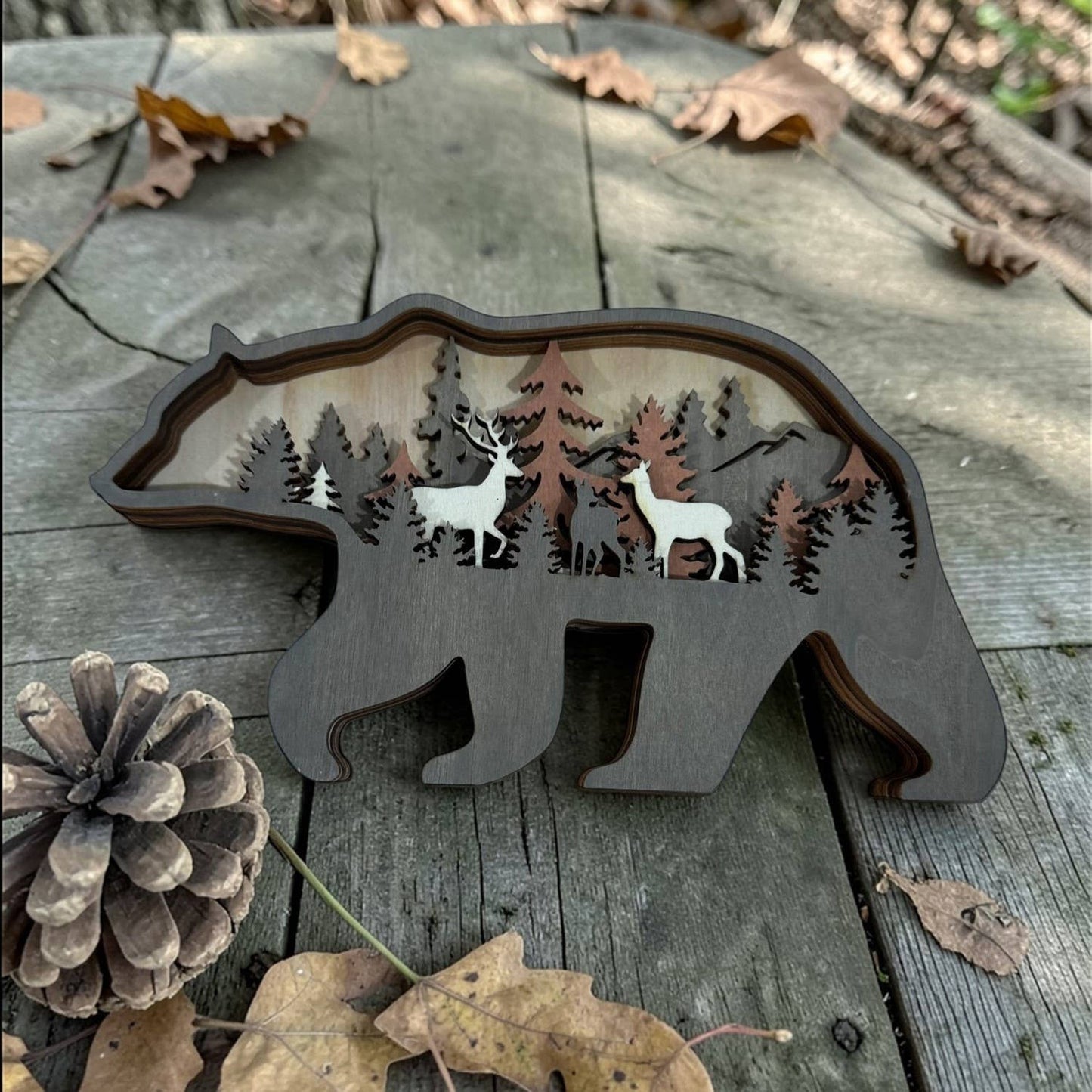 Layered Bear Magnet