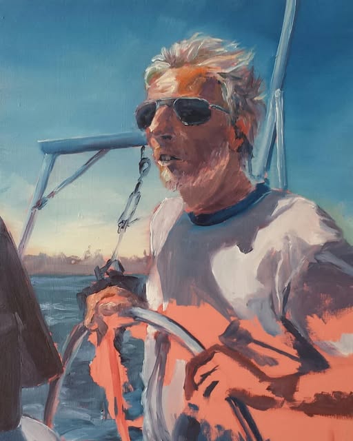 Heather Roselle Barter Fine Art - At The Helm