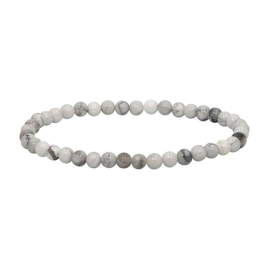 Mini Gemstone Beaded Stretch Bracelets
