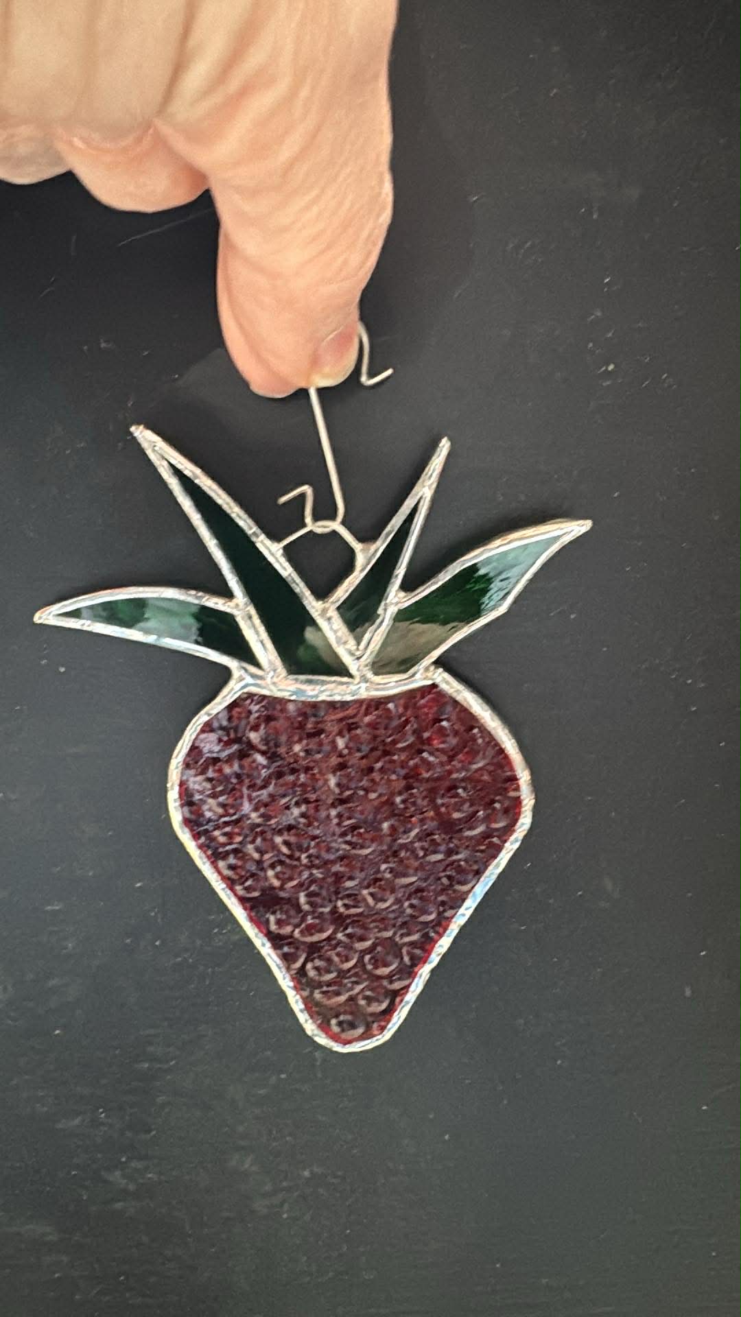 Cliff Strawberry Stained Glass