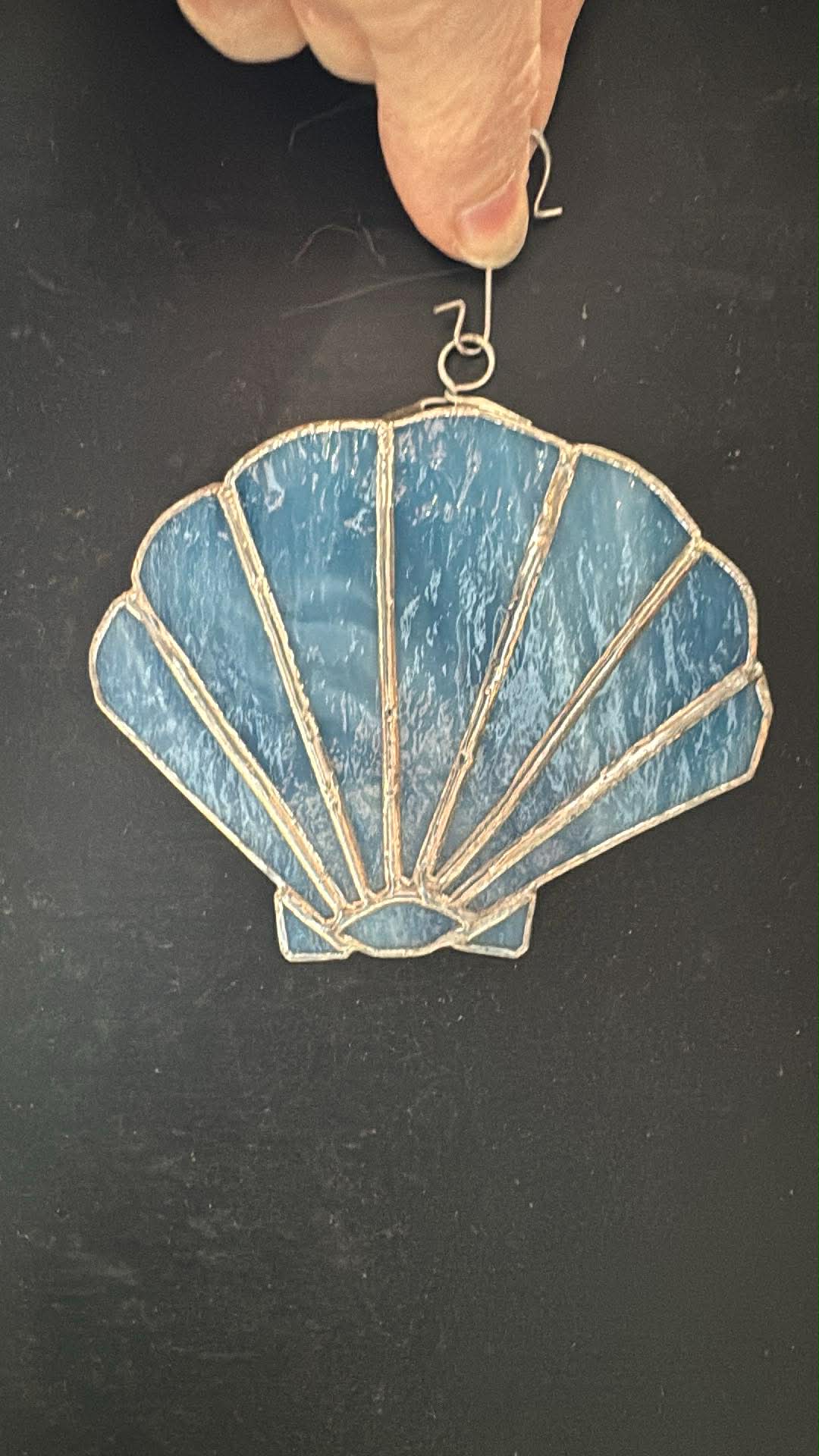 Cliff Sea Shell Stained Glass
