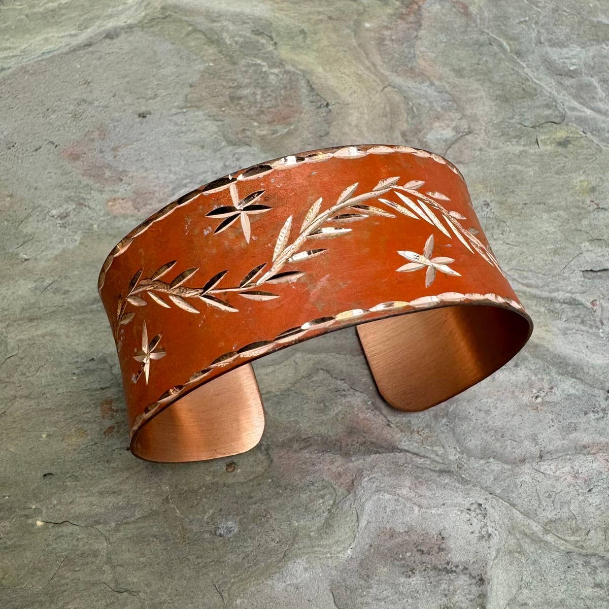 Patina Ginger Blossom Cuff