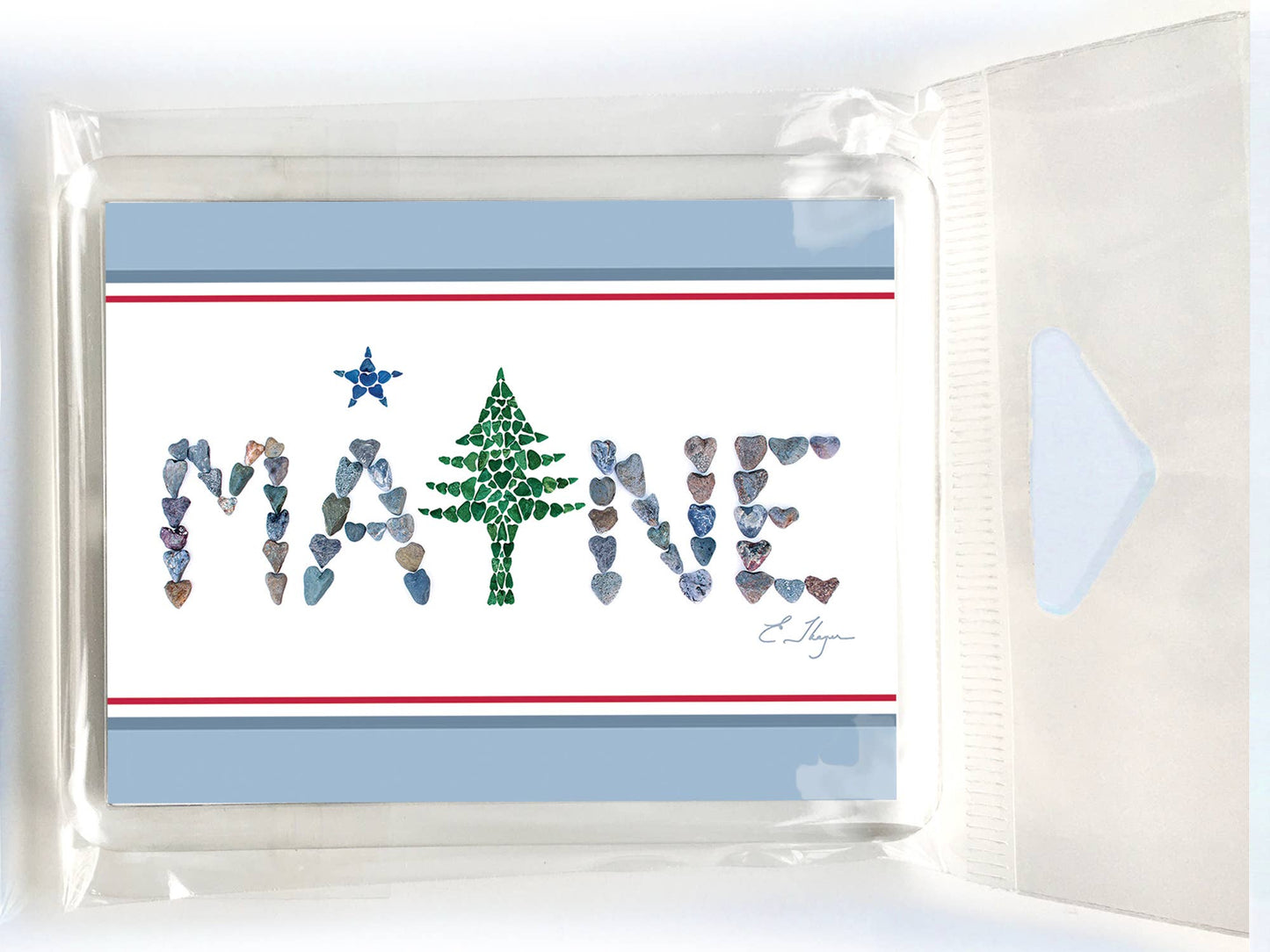 Destination | Maine 1901 flag design magnets
