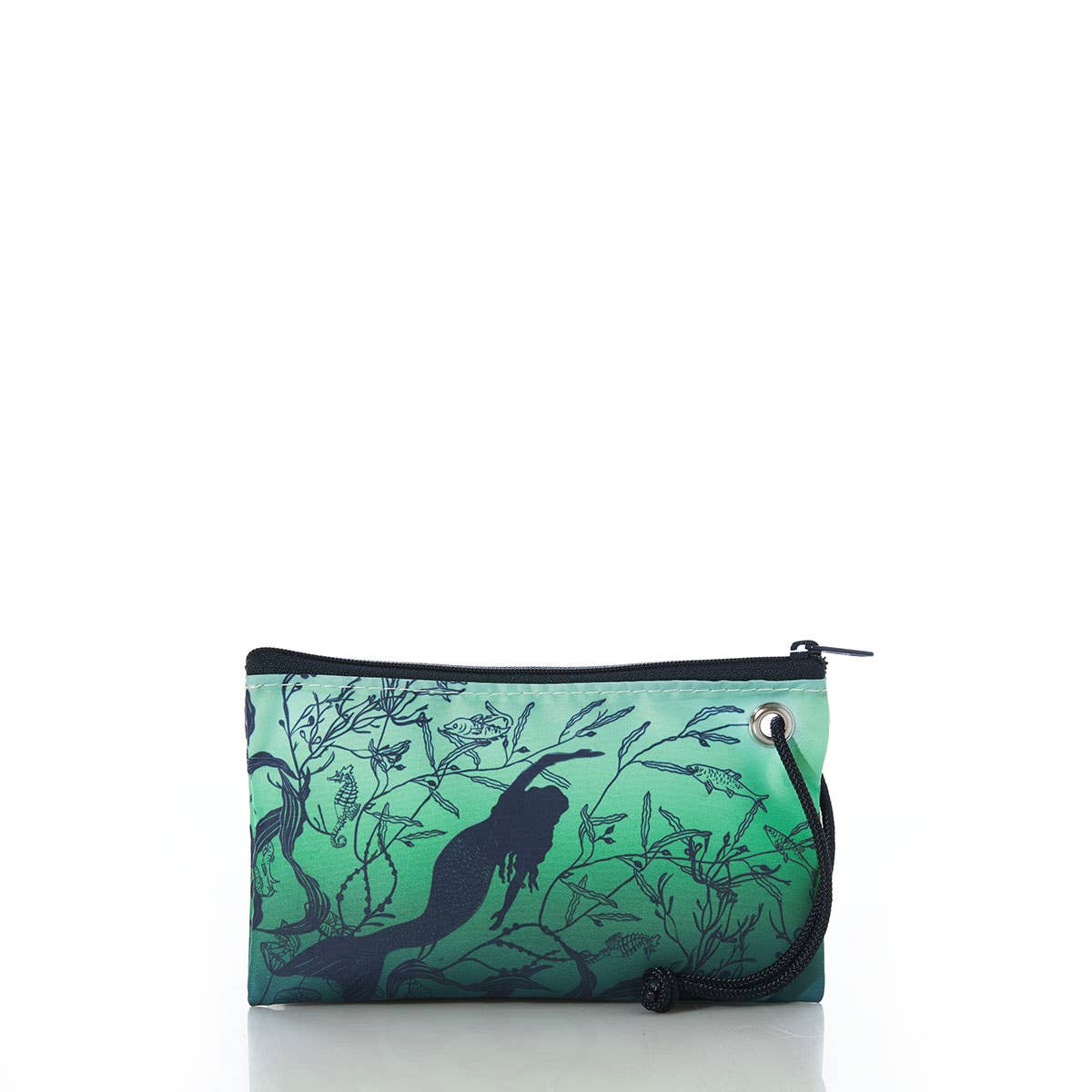 Mermaid Print Wristlet