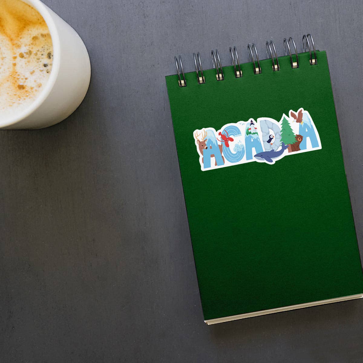 Acadia Maine Whimsical Animals Mini Sticker 20 ct