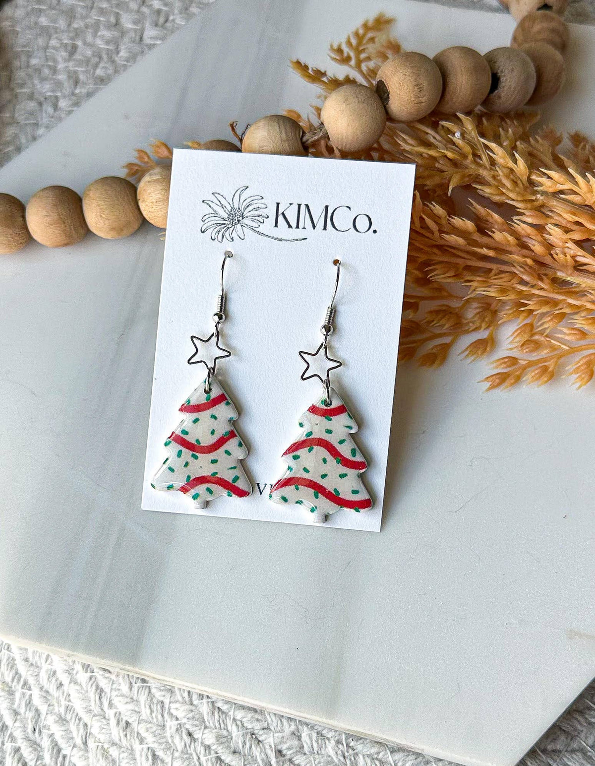 Christmas Polymer Clay Earrings - Christmas - Little Debbie Snack Cakes