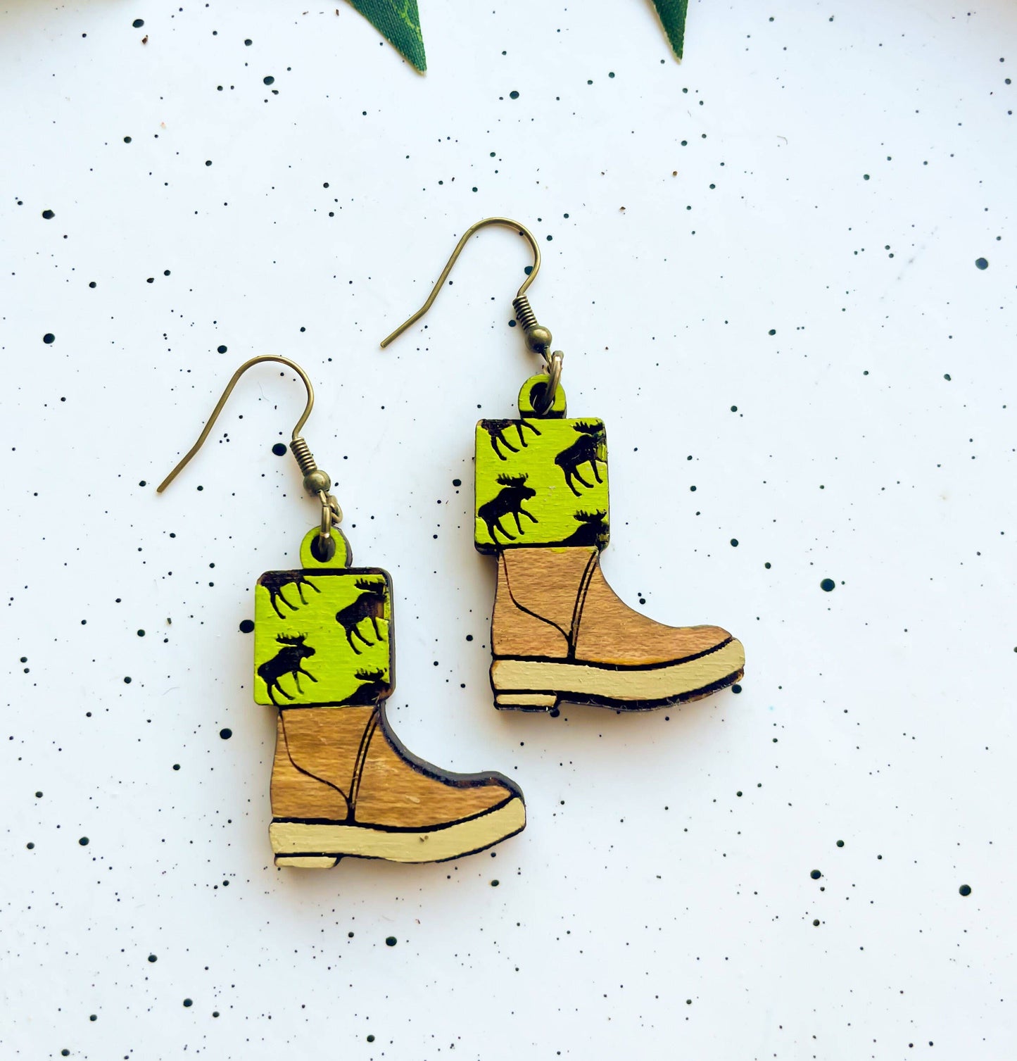 Moose Xtra Tuff Wooden Earrings