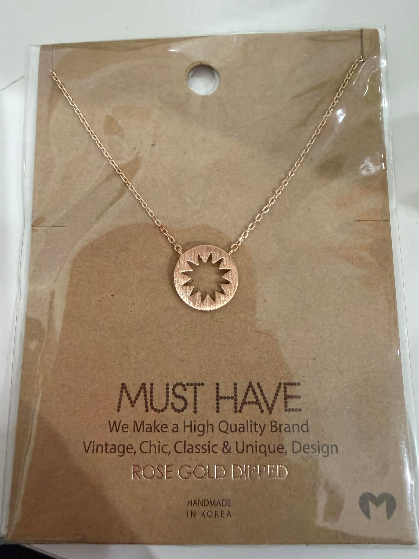 Must Have Sun Coin Pendant