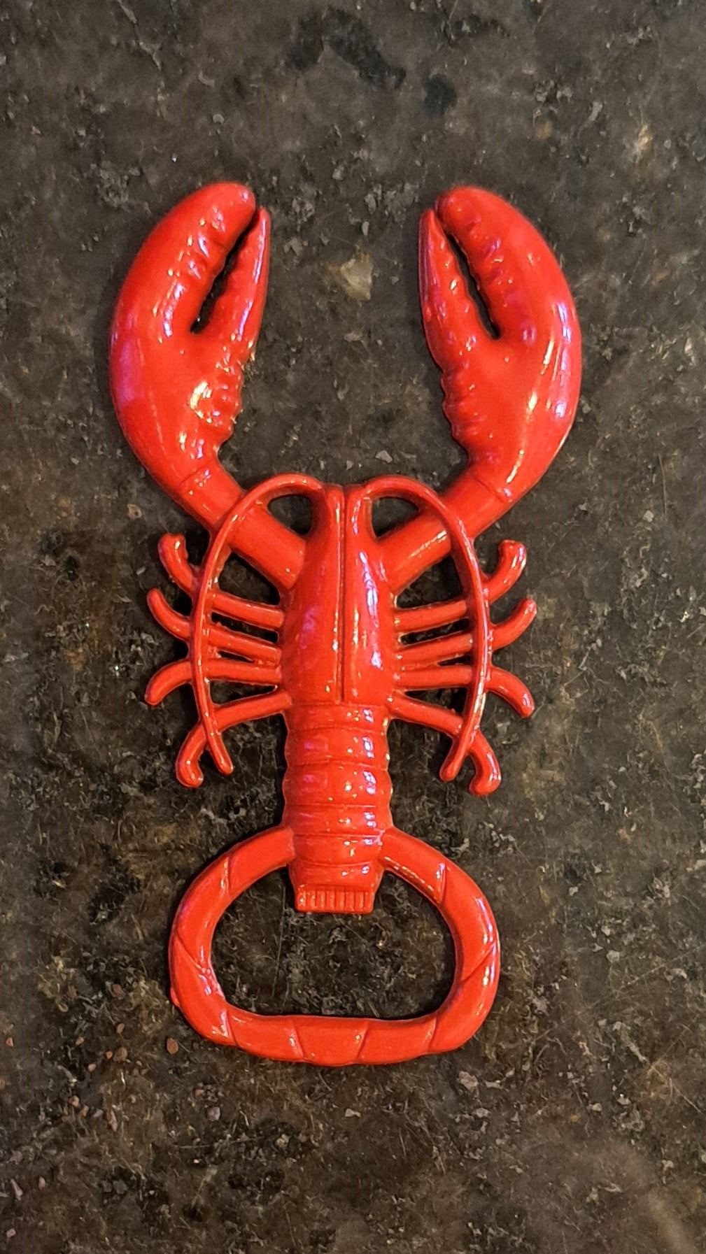 Lobster magnet and bottle opener