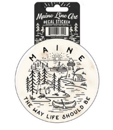 Maine Stickers