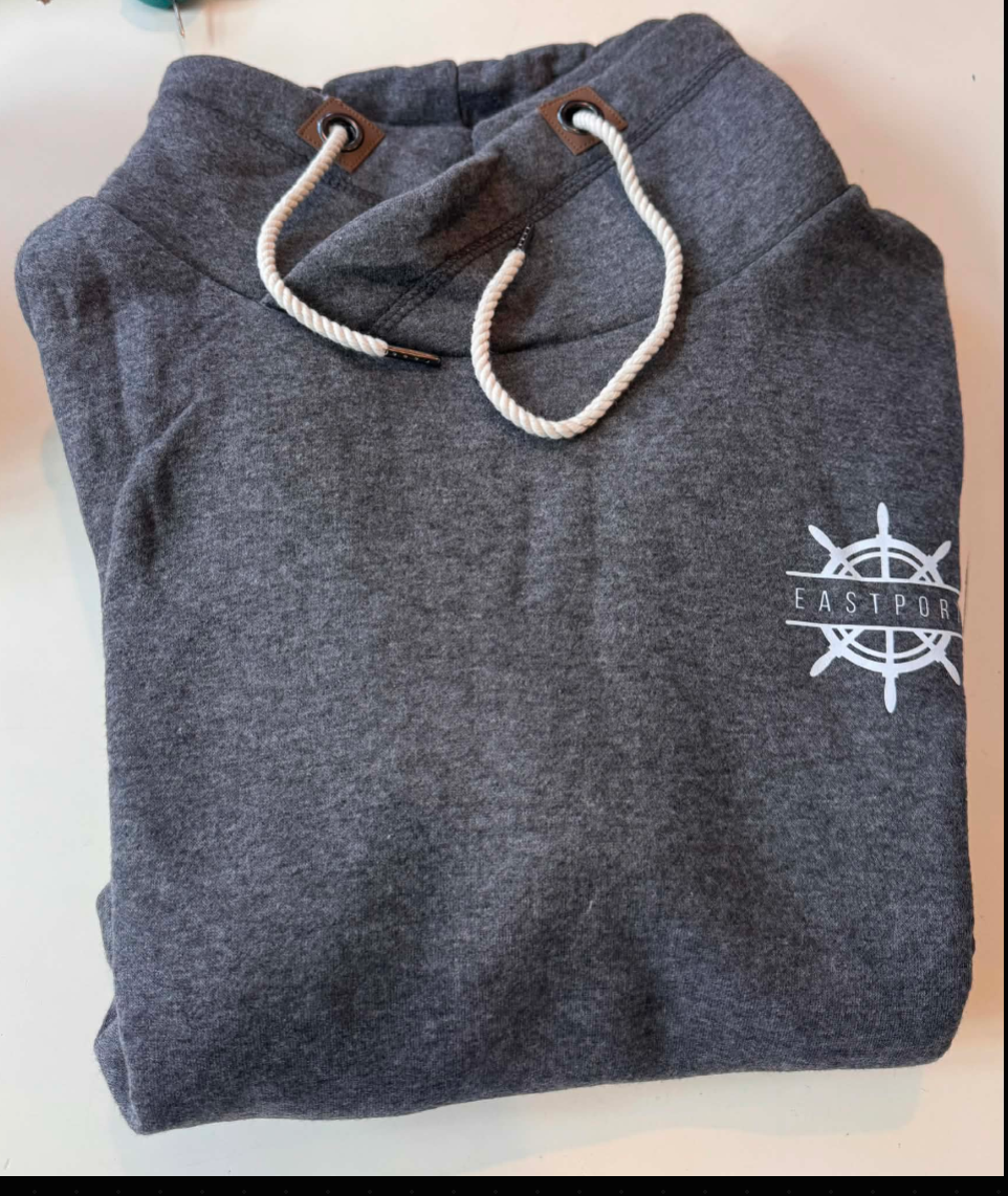Eastport Ships Wheel Cowl Neck Sweatshirt