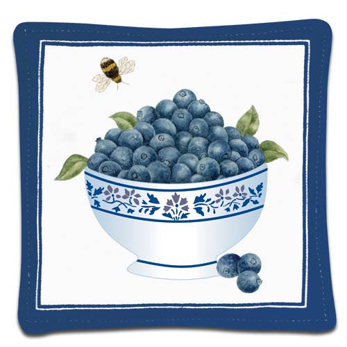 Single Spiced Mug Mat Blueberry