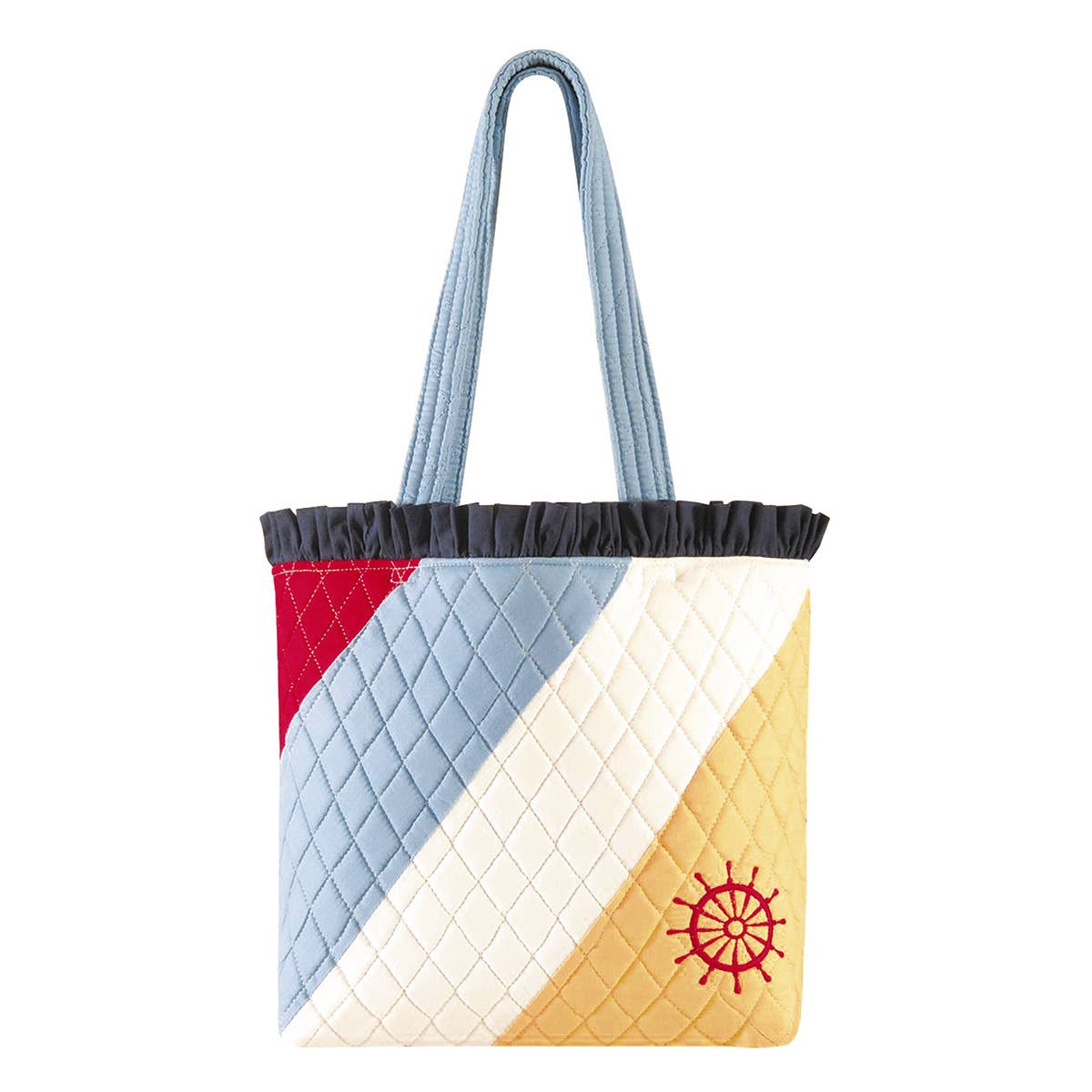 Stripes Nautical Tote Bag 13" x 10"