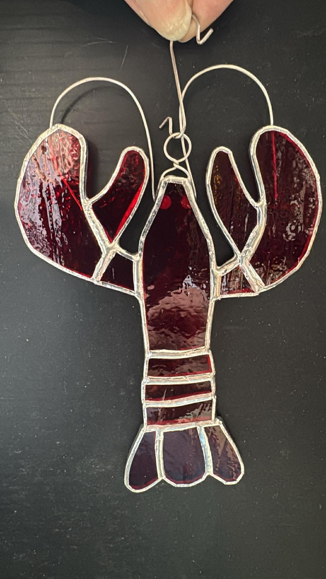 Cliff Lobster Stained Glass