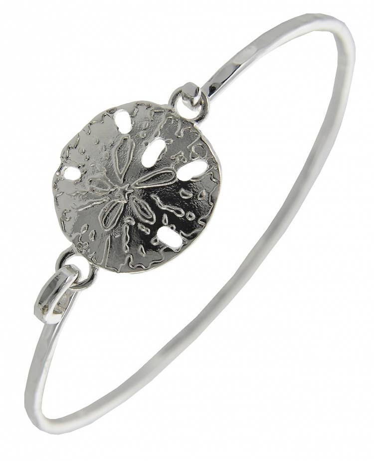 Turquoise Sand Dollar Casting Bangle