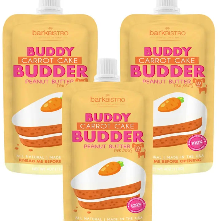 Buddy Budder Squeeze Treat-Carrot Cake