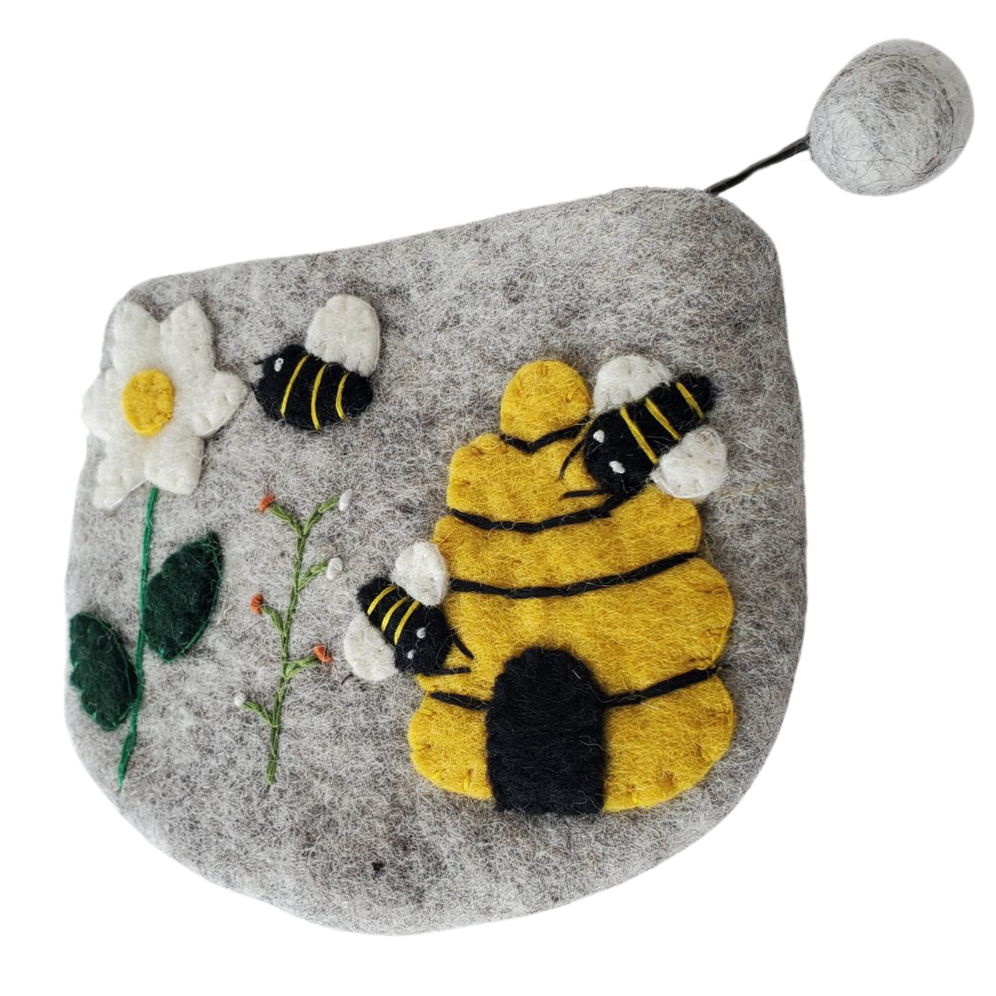 Wool Bee Bag - Handmade