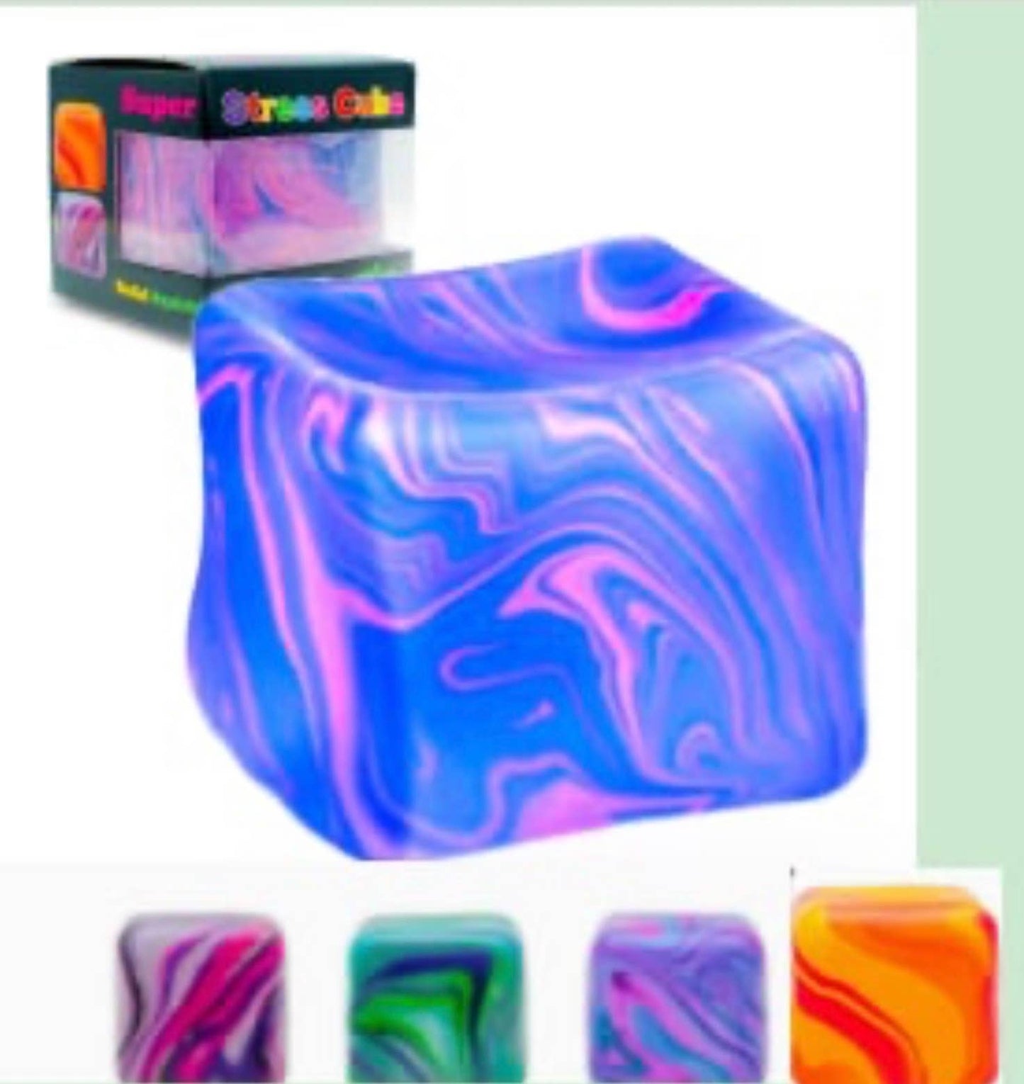 Viral Swirl Squishy Cube