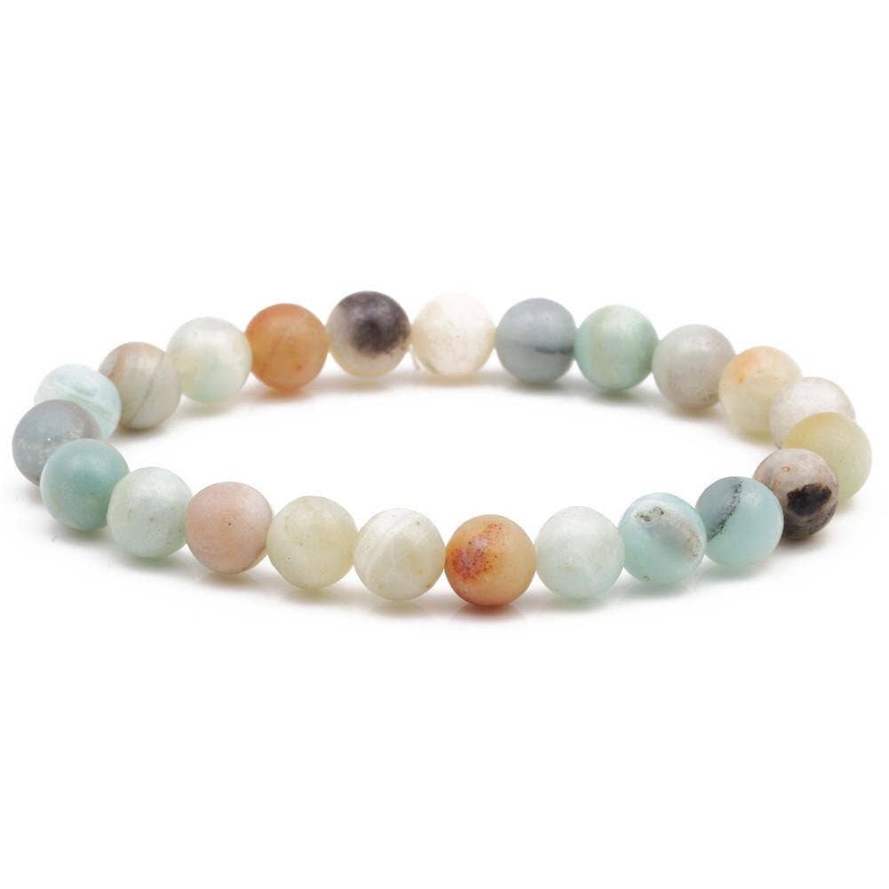 Dragonfly Bracelet, Washed Stone Bracelet, Summer Bracelet
