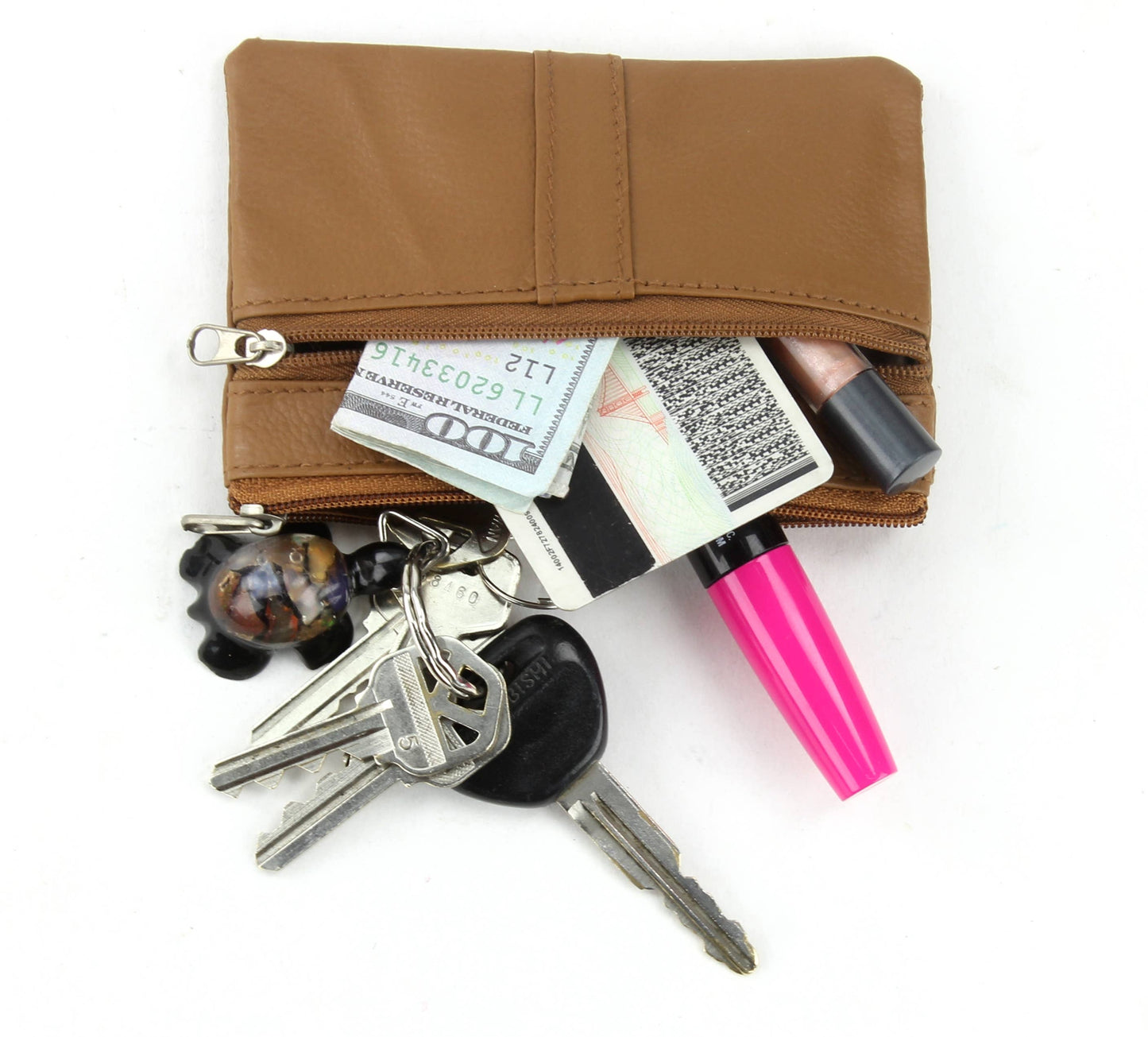 Cowhide Coin Purse