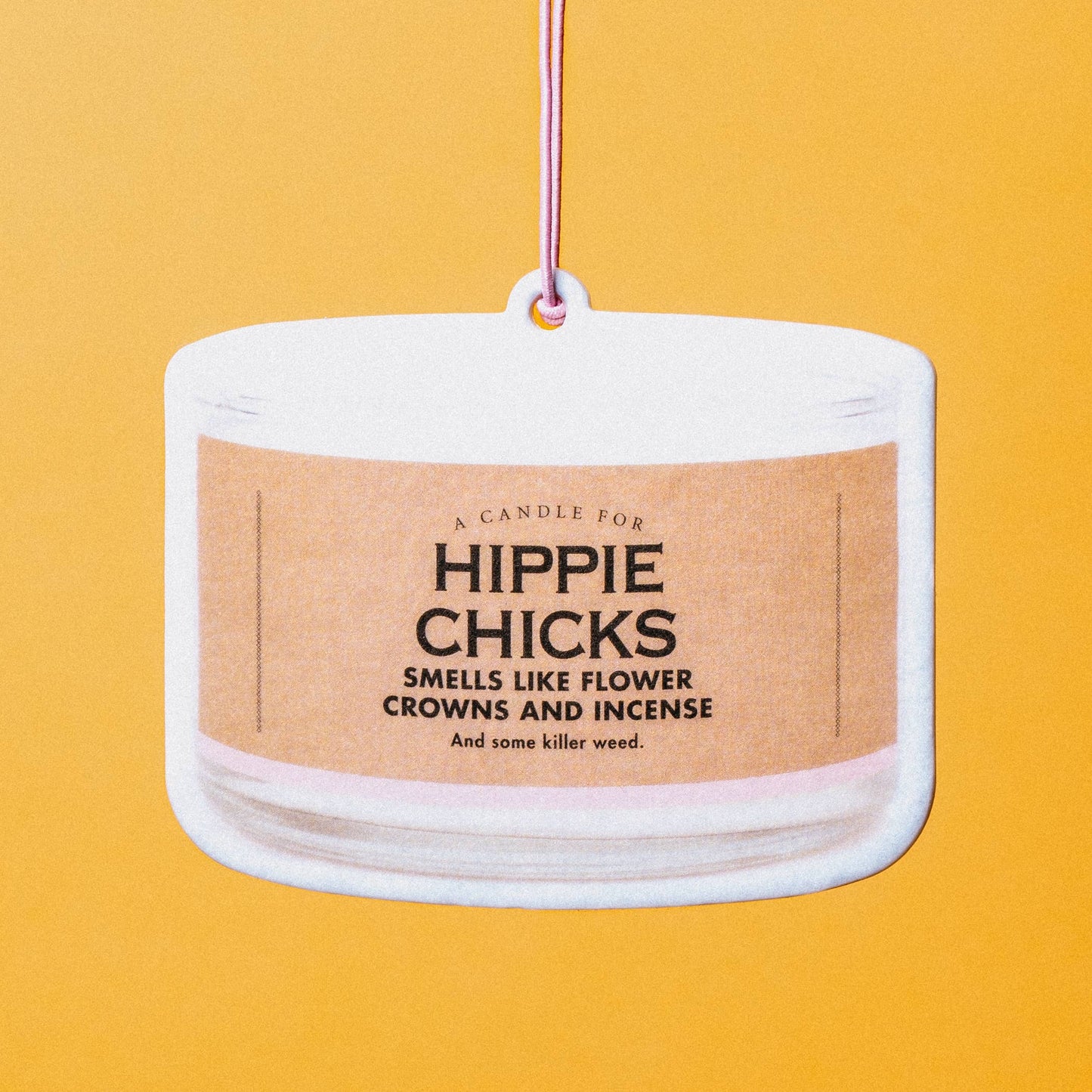 Hippie Chicks Air Freshener | Funny Car Air Freshener