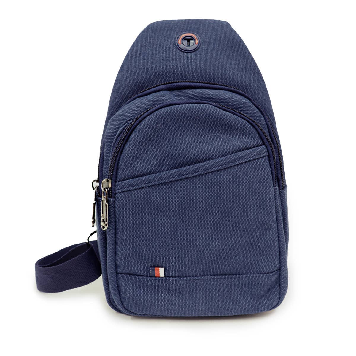 Canvas Crossbody Sling Bag with Adjustable Strap