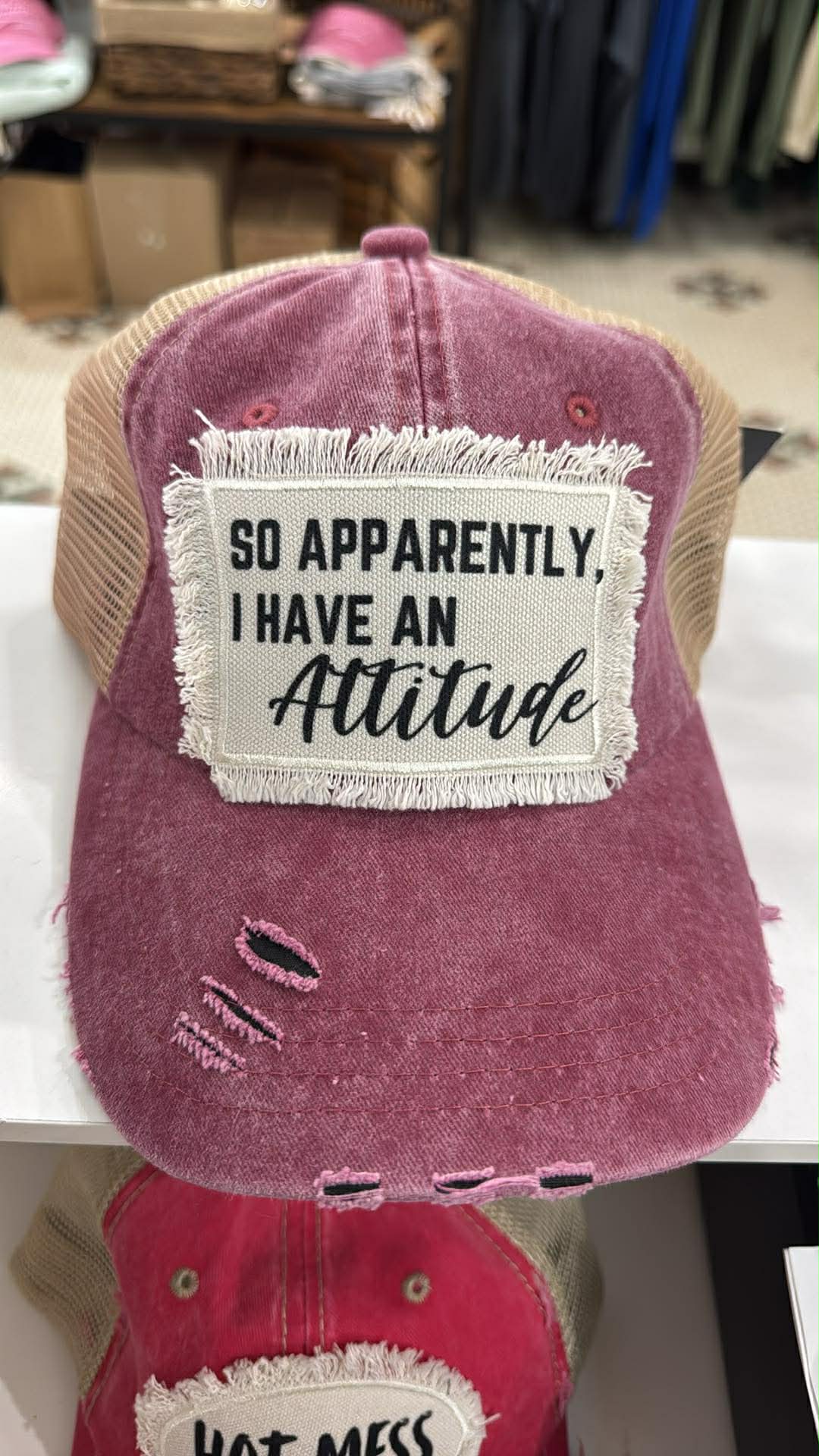 Women I have an attitude Hat