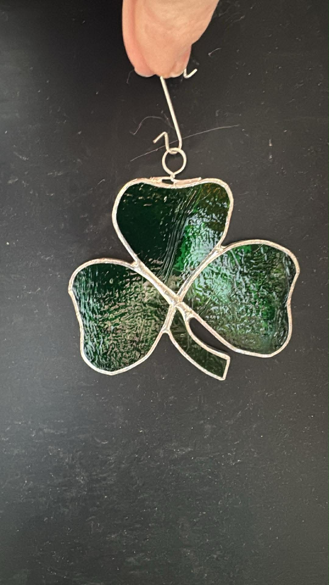 Cliff Shamrock Stained Glass